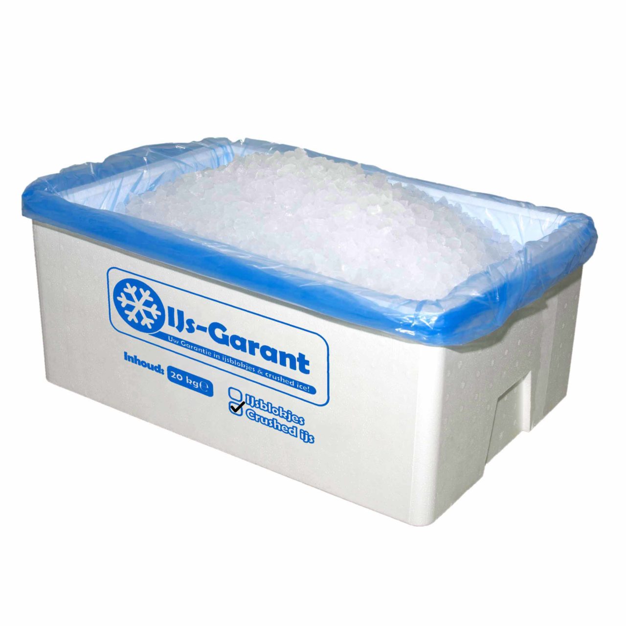 Subsidie zwart Joseph Banks Tempex koelbox met 20kg crushed ijs | bestel hier online!| Amsterdam 